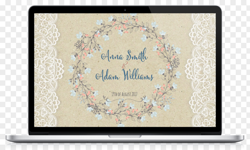 Wedding Invitation Personal Website Online PNG