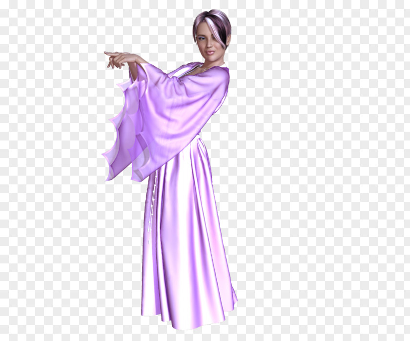 Costume Design Lavender Dress Kokerjurk Gown Shoulder 0 PNG