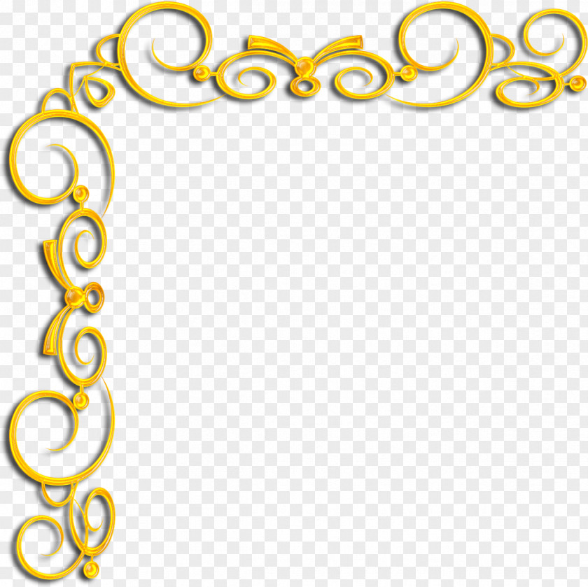Gold Corner Raster Graphics Clip Art PNG