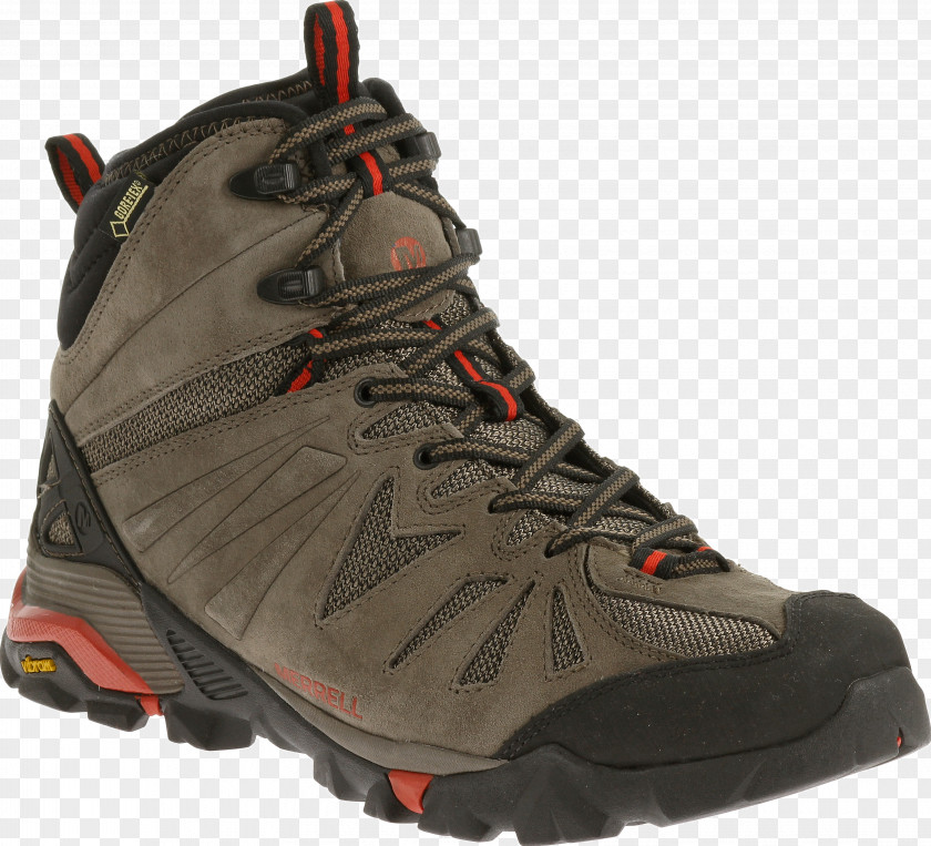 Hiking Boots Merrell Gore-Tex Boot Leather Shoe PNG