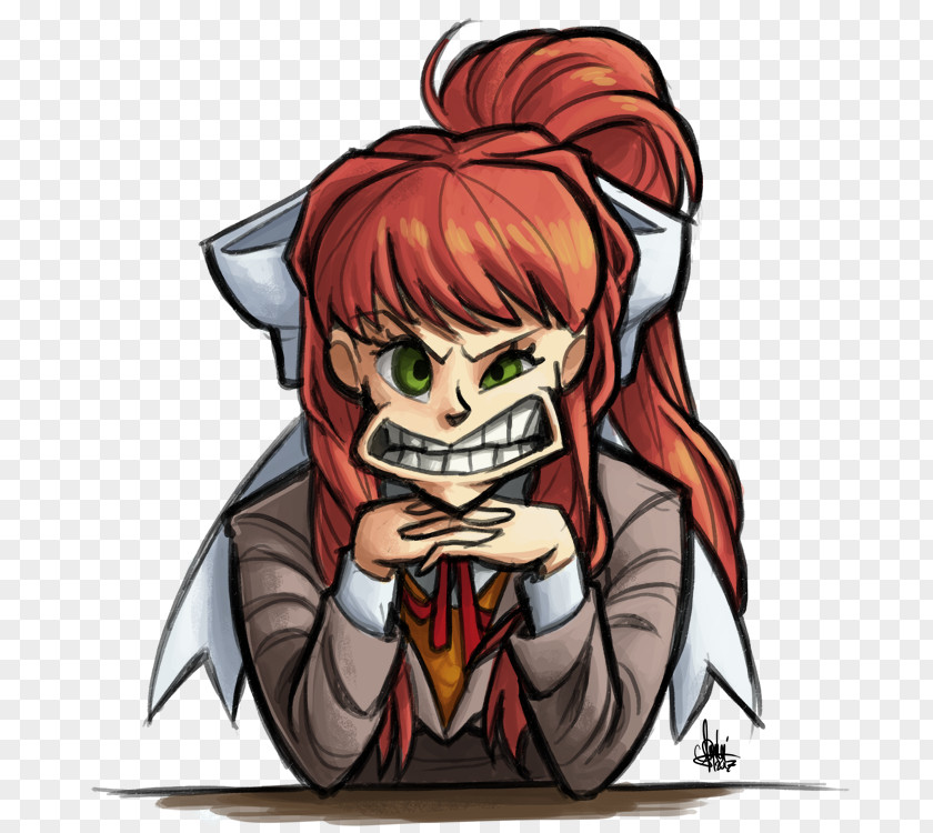 Monika Doki Literature Club! Cartoon Fiction PNG