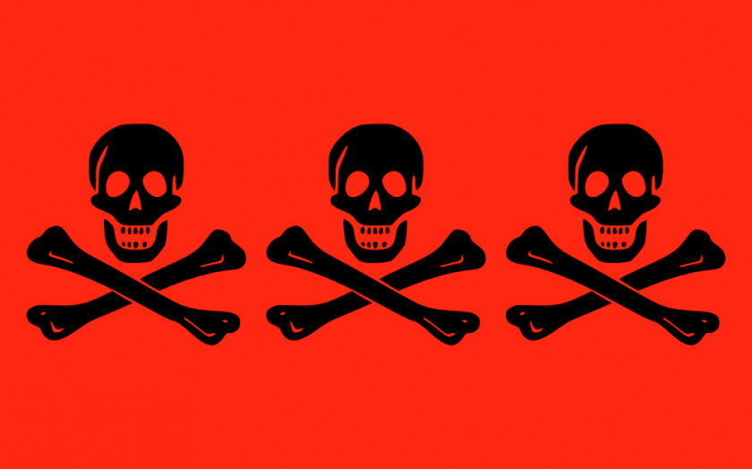 Red Flag Images Jolly Roger Piracy Decal Clip Art PNG