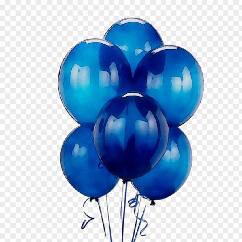 Toy Balloon Blue Birthday 8 Balloons Number PNG