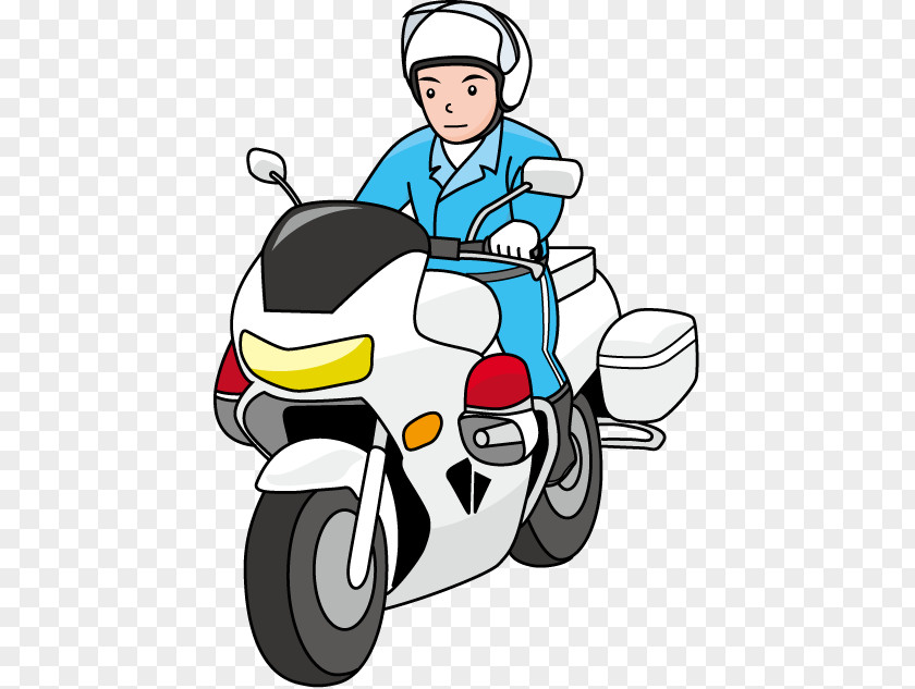 Cartoon Police Motorcycle Officer Maharao Bhimsingh Hospital Clip Art PNG