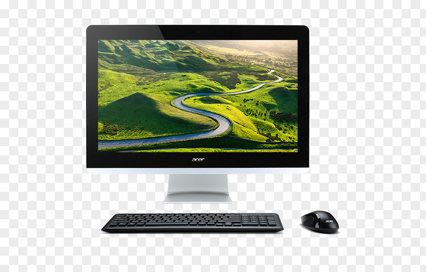 Computer All-in-One Acer Aspire Z3-715 Desktop Computers PNG
