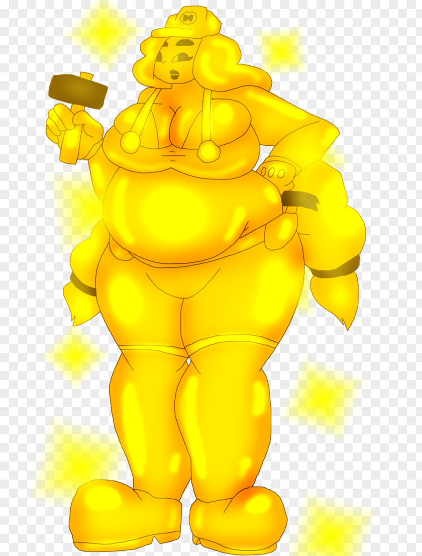 Fat Man Skylanders: Giants Gold Amiibo Video Game Art PNG