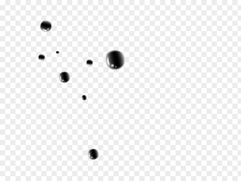 Floating Bubbles White Black Pattern PNG