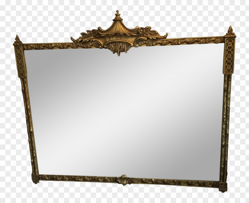 Mirror Gold Gilding Chinoiserie Picture Frames PNG