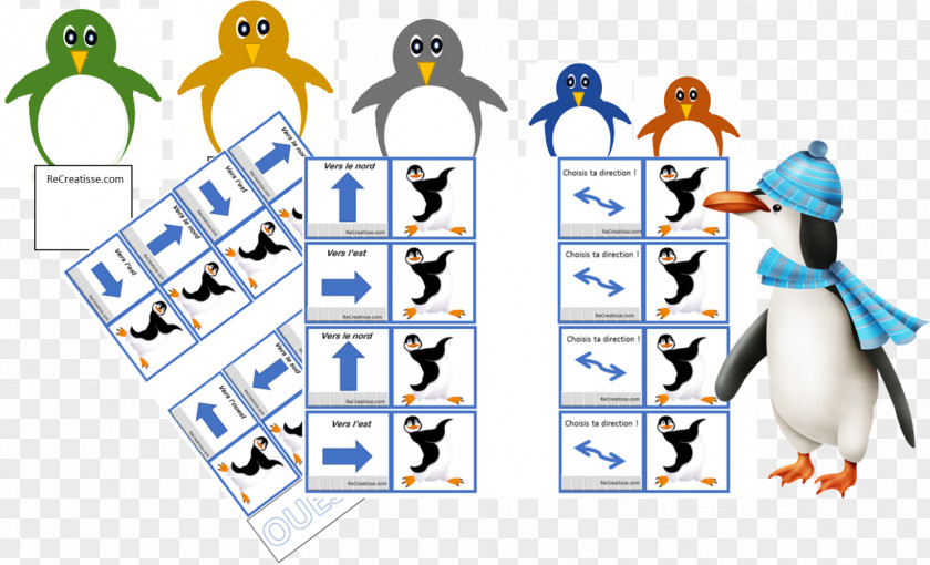 Penguin Choisis Ta Direction Razorbills PNG