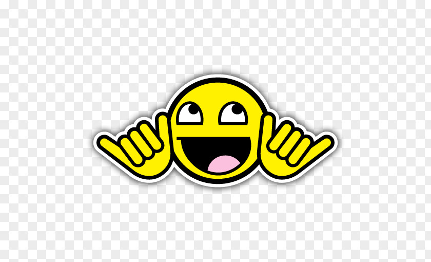 Smiley Bumper Sticker Decal Emoticon PNG
