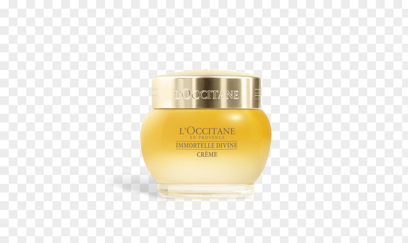 Cream Texture Lotion L'Occitane En Provence Immortelle Divine Cosmetics PNG