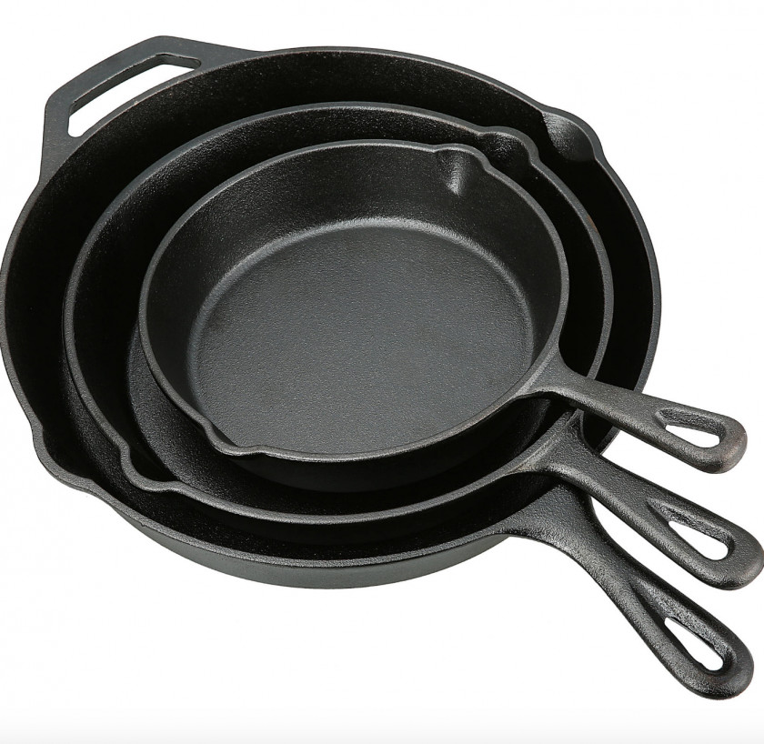 Frying Pan Cast-iron Cookware Cast Iron Seasoning PNG