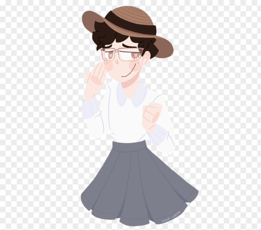 Glasses Thumb Cartoon PNG