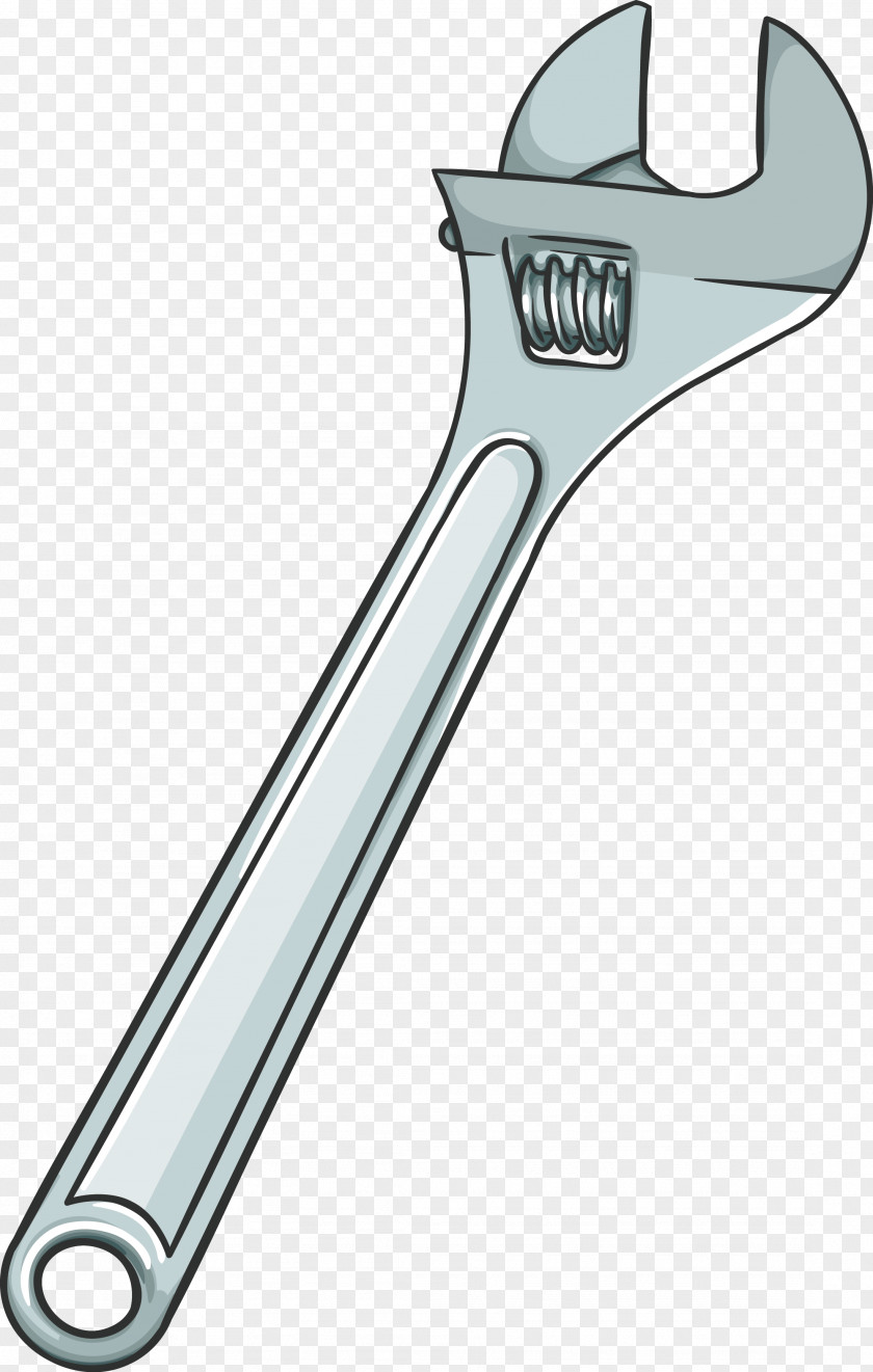 Vector Wrench Adjustable Spanner Download PNG