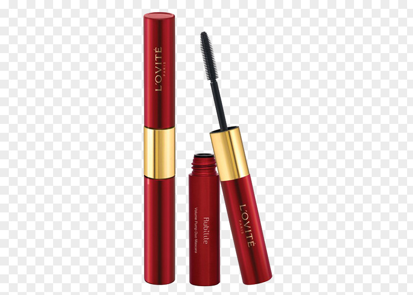 Volume Pumping Mascara Cosmetics Eye Shadow Lip Gloss PNG
