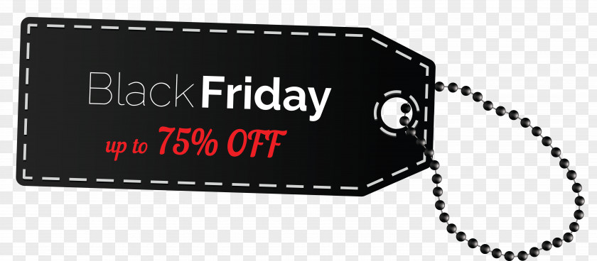 Black Friday 75% OFF Tag Clipart Image Clip Art PNG