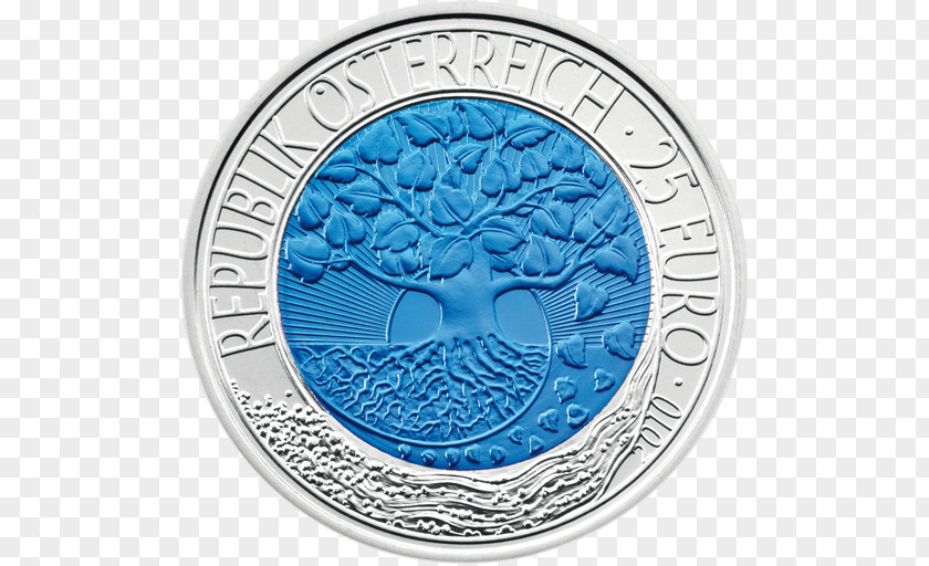 Coin Austrian Euro Coins Bi-metallic PNG