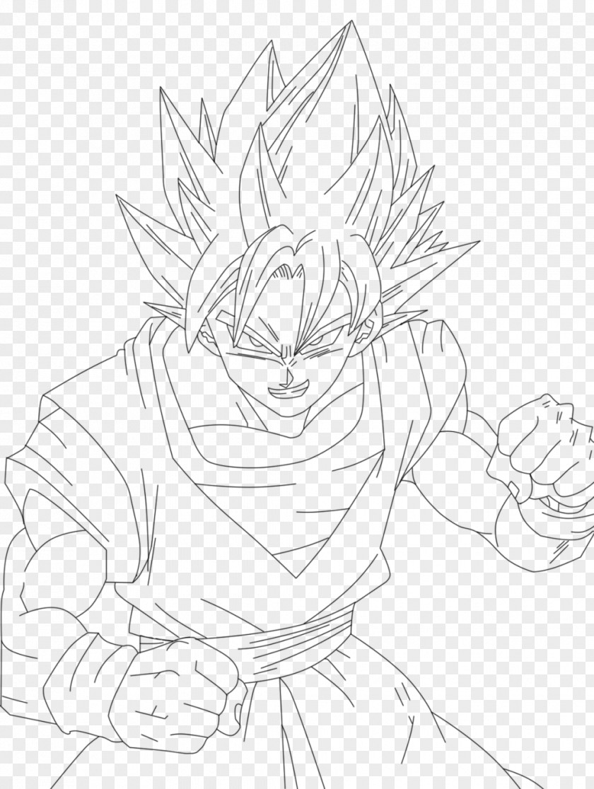 Dragon Ball Beerus Vegeta Goku Drawing Line Art PNG