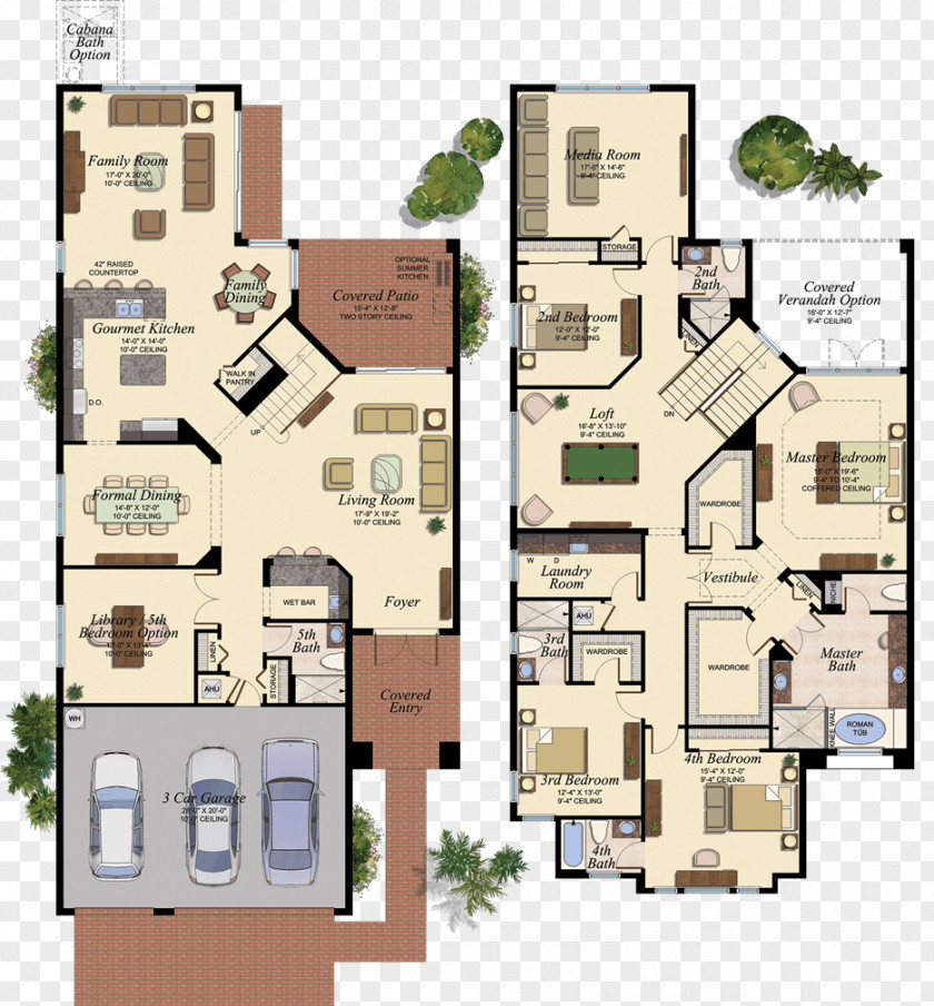 House Floor Plan Storey PNG