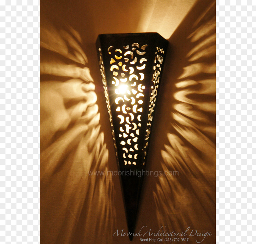 Light Fixture Sconce Lighting Moroccan Cuisine PNG