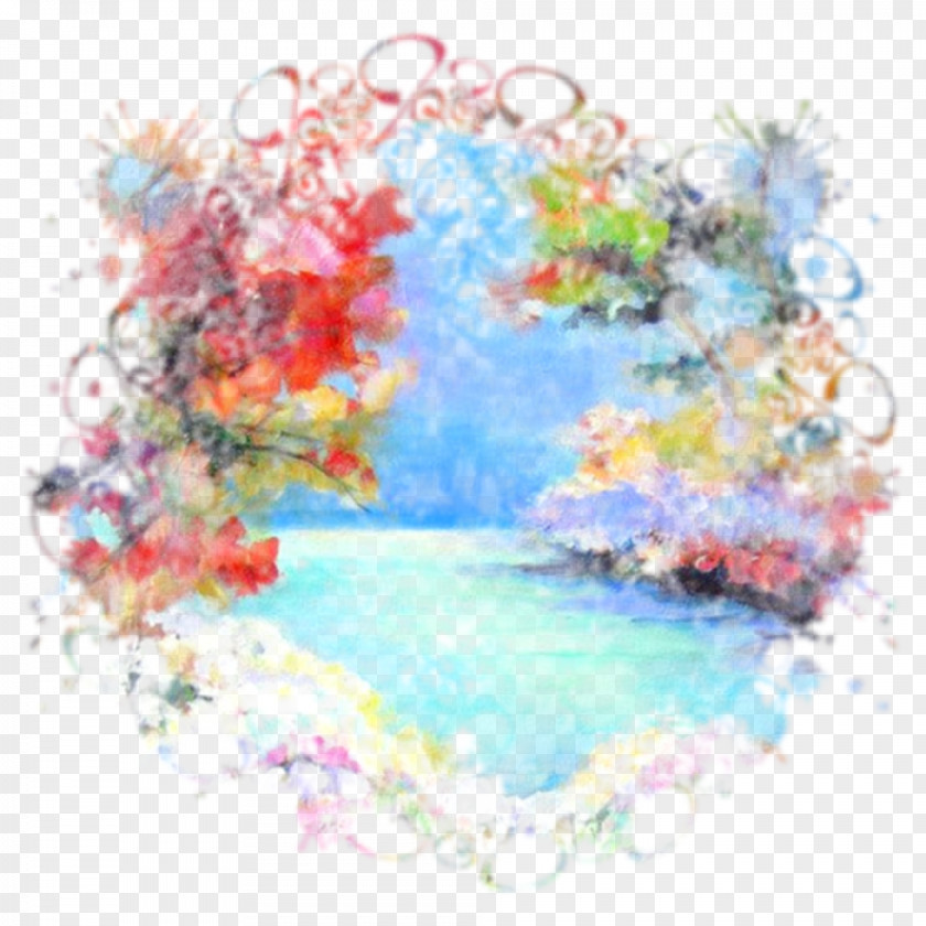 Painting Watercolor Floral Design Flower PNG