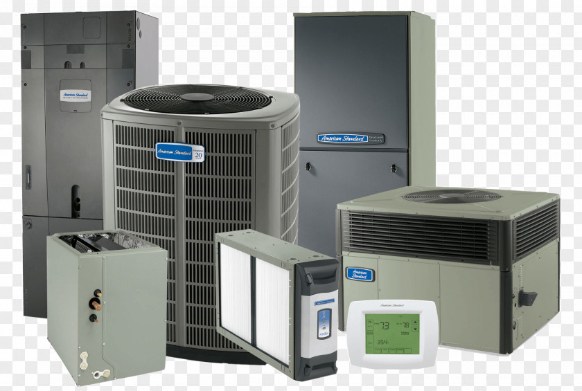 Air Conditioner Furnace HVAC American Standard Brands Conditioning Plumbing PNG