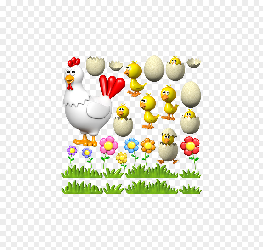 Chicken Paper Sticker Kifaranga Hen PNG