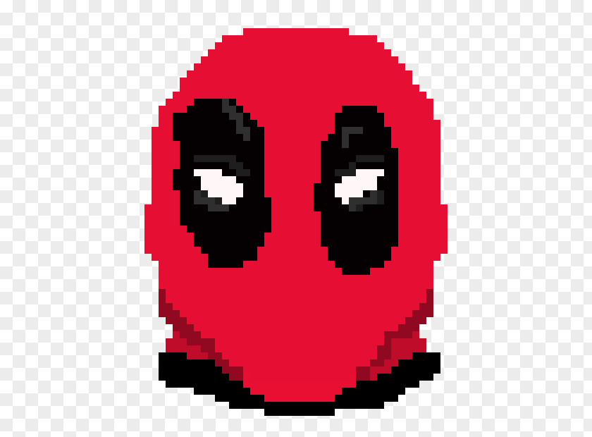 Deadpool Pixel Art Clip Mouth Illustration Text Messaging PNG