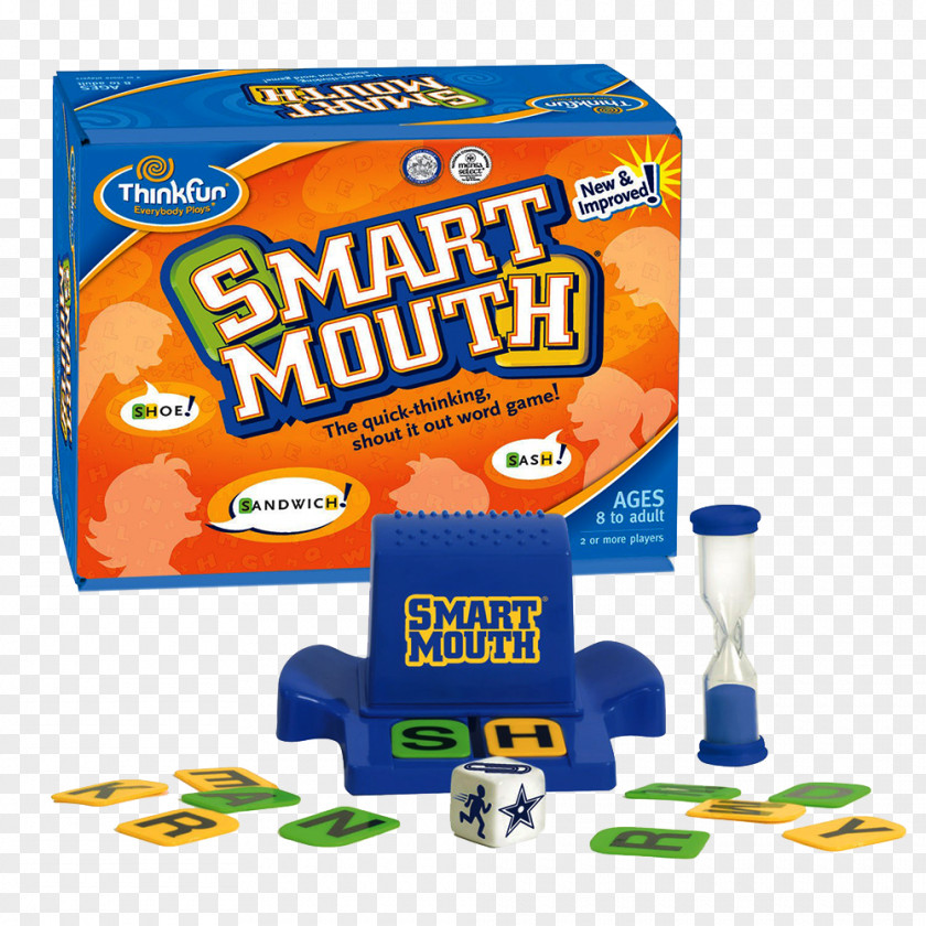 Game Boy ThinkFun Smart Mouth Word Board PNG