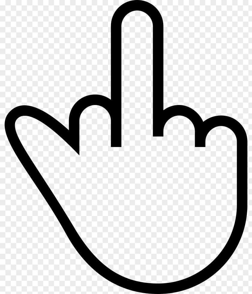 Symbol The Finger Middle PNG