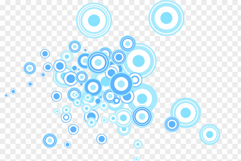 Blue Circle Shading PNG