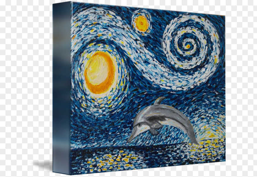 Starry Night The Gallery Wrap Canvas Fauna Animal PNG