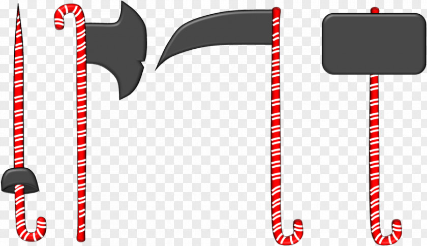 Weapon Candy Cane Swordstick PNG
