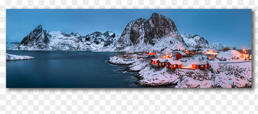 Aurora Boreal Hamnøy Lofoten Arctic Dzień Polarny Poly PNG