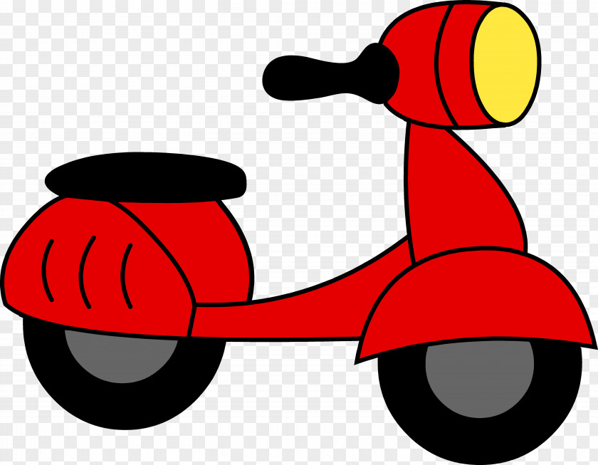 Motorcycle Motor Cliparts Scooter Moped Vespa Clip Art PNG