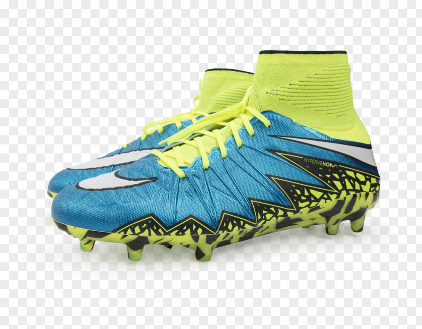 Nike Blue Soccer Ball Feild Cleat Sports Shoes Product Design PNG