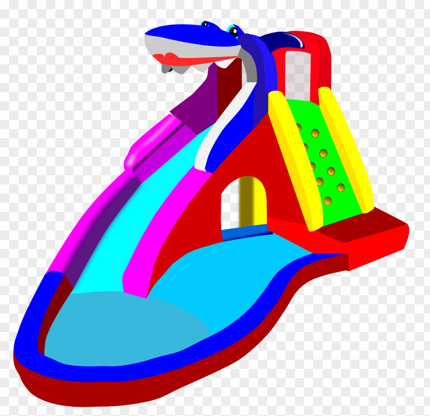 Pool Water Slide Playground Amusement Park Clip Art PNG