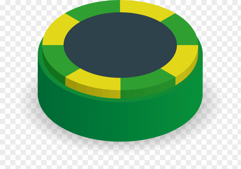 Round Circus Trampoline Icon PNG