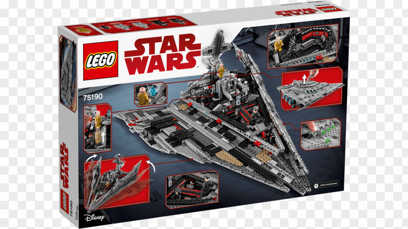 Toy Supreme Leader Snoke LEGO 75190 Star Wars First Order Destroyer Lego PNG