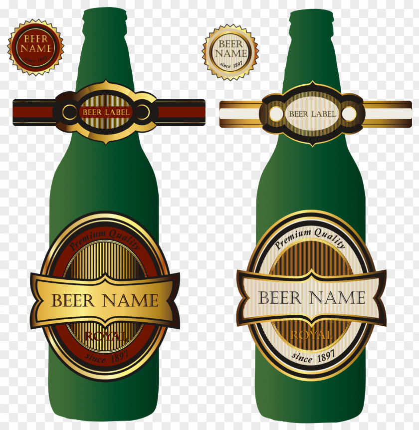 Bottle Icon Vector Beer Wine PNG