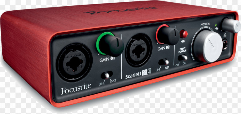 Microphone Audio Sound Recording And Reproduction Focusrite Interface PNG