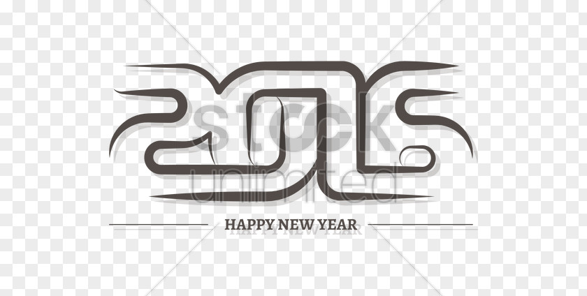 New Year Vector Logo Brand Number PNG
