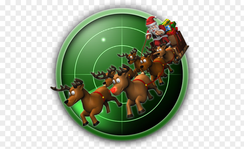 Reindeer Christmas Ornament PNG