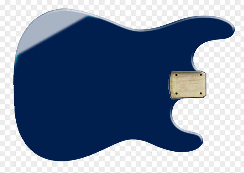 Watercolor Dark Blue Electric Guitar Font PNG
