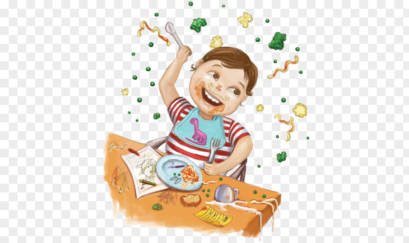 Child Adorable Scoundrels Eating Clip Art PNG