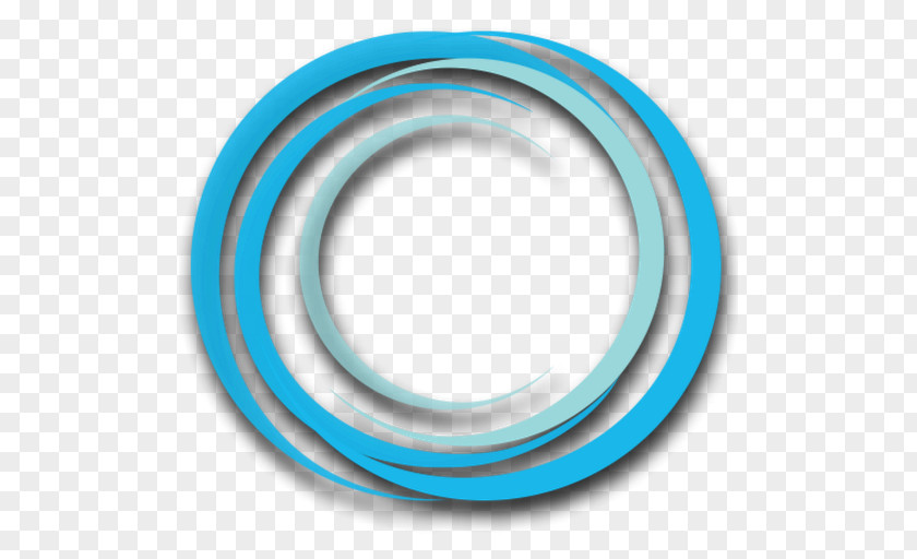 Circle Circumscribed Blue Subtractive Color PNG