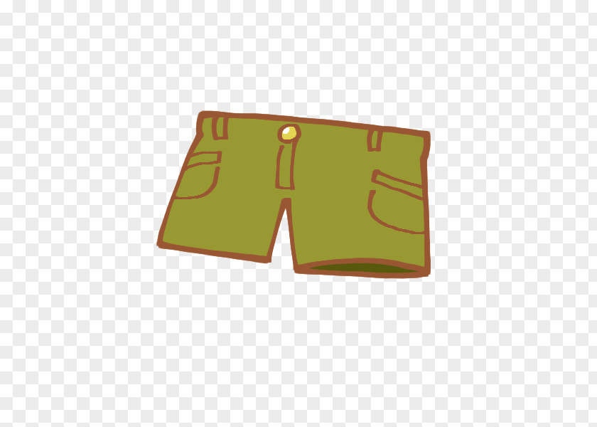 Clothes Green Product Design Rectangle Shorts PNG