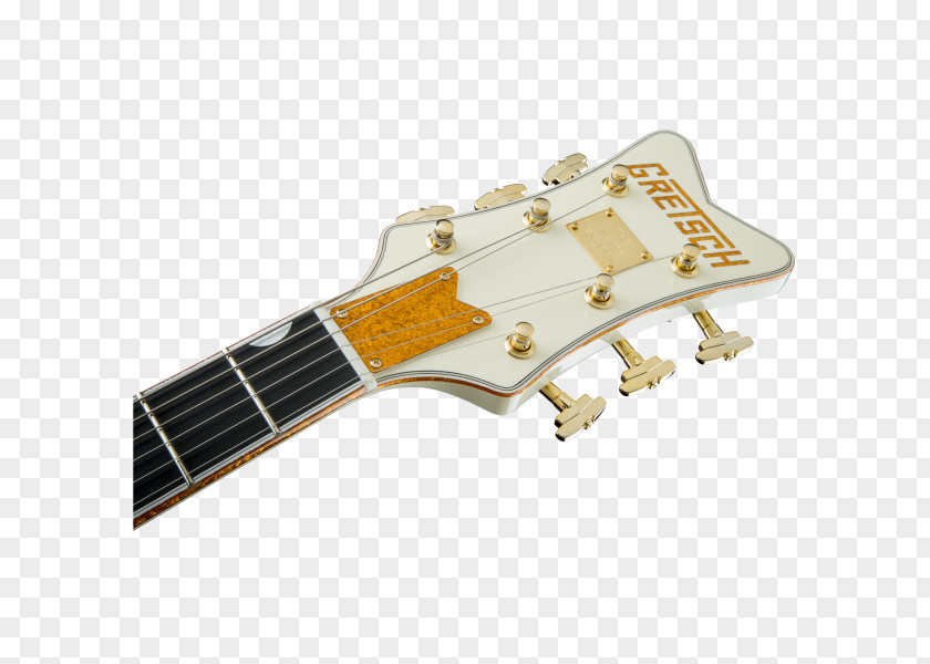 Electric Guitar Gretsch White Falcon String PNG