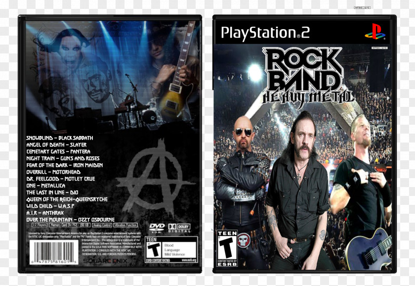 Rock Band PlayStation 2 Sega CD Video Game PNG