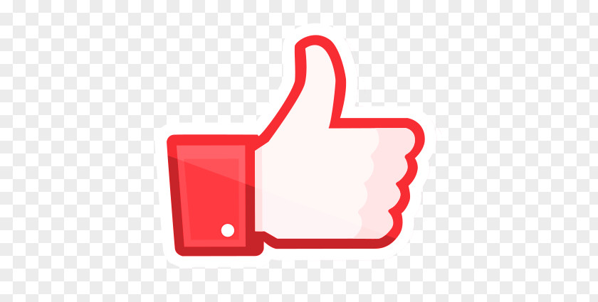 Social Media Thumb Signal Facebook Like Button PNG